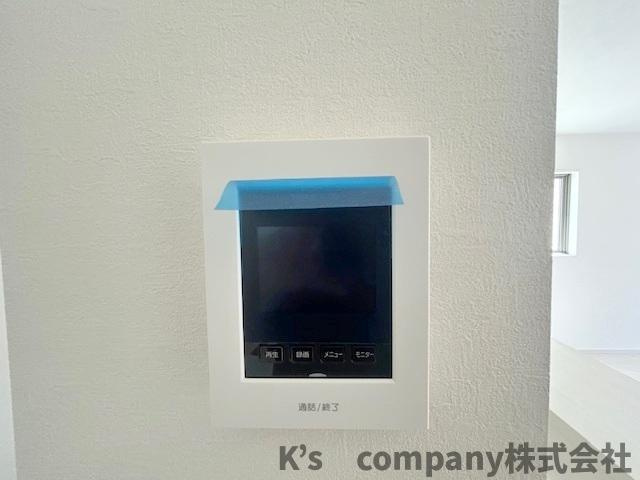 ◎茅ヶ崎市高田3丁目　新築戸建　2号棟◎のセキュリティ|訪問者の顔が確認できるモニター付きインターフォン☆