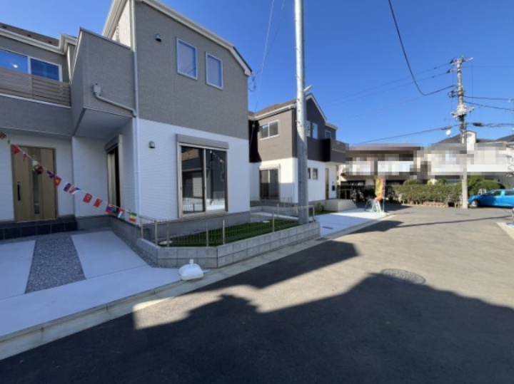 祝　成約済み　八王子市　館町　新築戸建て　４期の前面道路含む現地写真|～仲介手数料無料☆八王子ひなた不動産～八王子市館町　新築戸建て