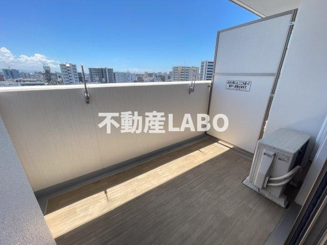 La Douceur天王寺のバルコニー