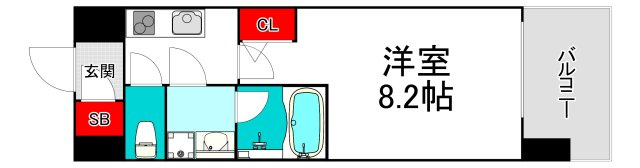 La Douceur天王寺の間取り