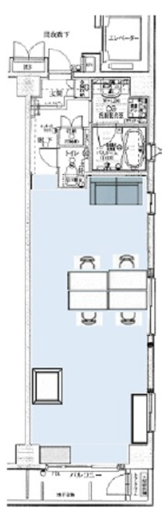 Green Park銀座デ・プレの間取り