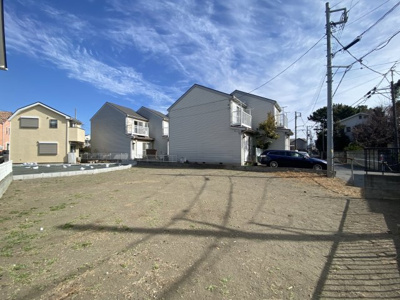 【外観】 | 敷地５０坪超！／茅ヶ崎市中海岸4丁目♪建築条件なし売地１区画／売主-52-21- | 広々した敷地なので複数の車スペースやボリュームのある家、お庭づくりなど、イメージを具現化できる「キャンバス」です(*'▽')