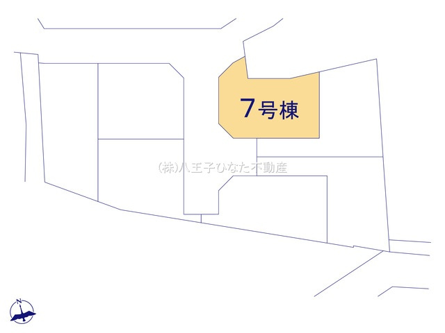 『八王子市新築戸建て』八王子市館町1477【仲介手数料無料】　４期の区画図|～仲介手数料無料☆八王子ひなた不動産～八王子市館町　新築戸建て