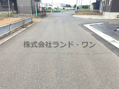 【前面道路含む現地写真】 | 所沢市上新井2丁目　全7区画　1区画