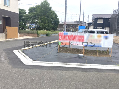 【前面道路含む現地写真】 | 所沢市上新井2丁目　全7区画　1区画