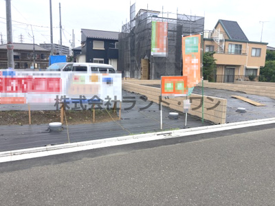 【前面道路含む現地写真】 | 所沢市上新井2丁目　全7区画　1区画