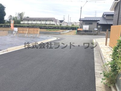【前面道路含む現地写真】 | 所沢市上新井2丁目　全7区画　1区画