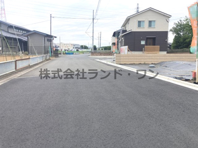 【前面道路含む現地写真】 | 所沢市上新井2丁目　全7区画　1区画