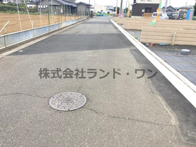 【前面道路含む現地写真】 | 所沢市上新井2丁目　全7区画　1区画