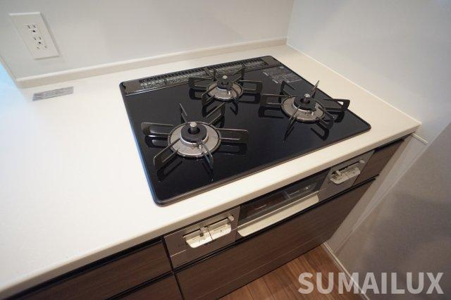 熊本市中央区南坪井町の賃貸マンションのキッチン