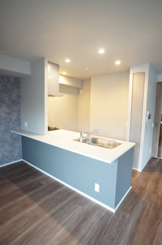 熊本市中央区南坪井町の賃貸マンションのキッチン