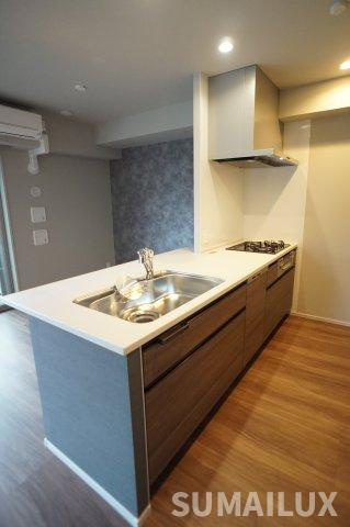 熊本市中央区南坪井町の賃貸マンションのキッチン