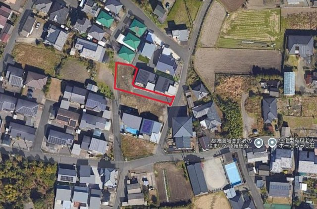 都城市金田町の売地の外観