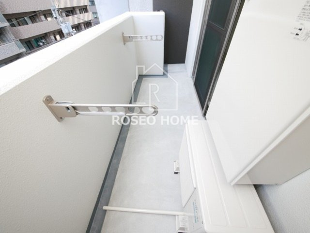 ノーブルスクエア新町のバルコニー