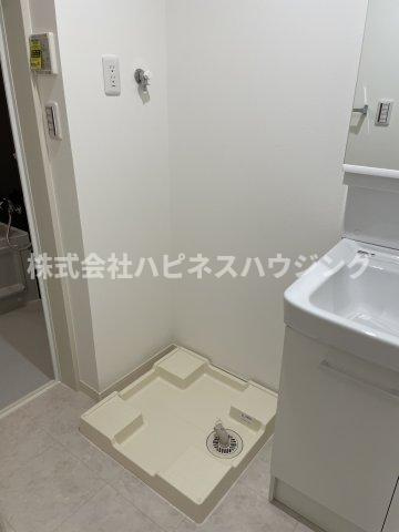 グレースシティ南柏の洗面所|明るい洗面所です