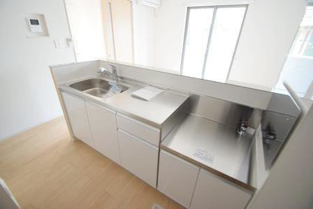 隼のキッチン|ガスコンロ設置可能です