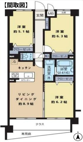 府中市是政５丁目の中古マンション