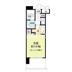 グランシス江坂の間取り
