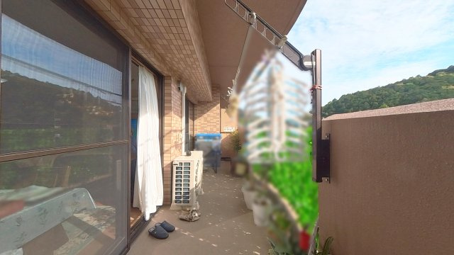 サントノーレ観月のバルコニー