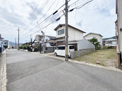 【前面道路含む現地写真】 | 山科区勧修寺西栗栖野町　売地（建築条件付き）