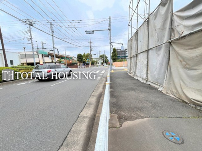 【前面道路含む現地写真】 | 立川市若葉町3丁目　売地　全1区画