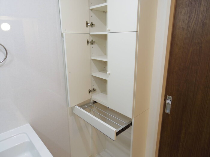 グリーンヴィレッジの収納|洗面室収納