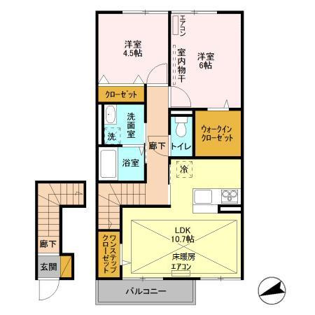 グリーンヴィレッジの間取り