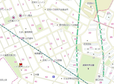 【地図】 | 武岡4丁目　売地