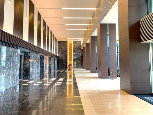 シティタワーズ豊洲ザ・シンボルのエントランス