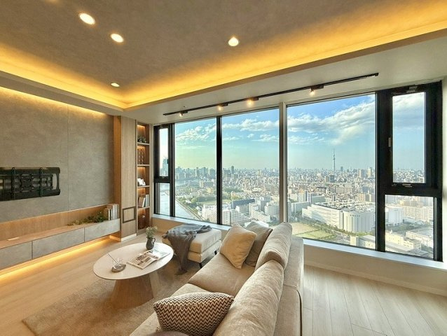 シティタワーズ豊洲ザ・シンボルの居間・リビング