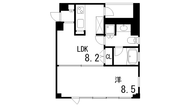レグルス甲南山手の間取り