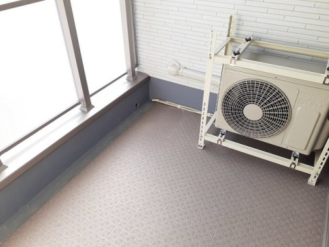 カーサフェリーチェのバルコニー