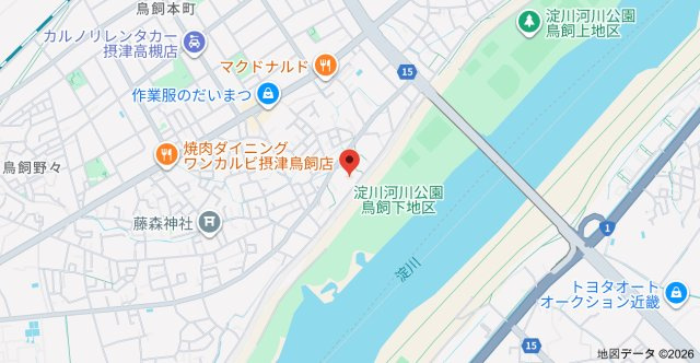 カーサフェリーチェの地図
