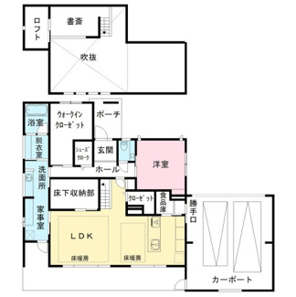 【間取り】 | つくば市大角豆中古戸建