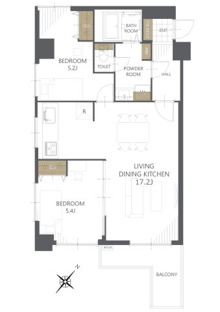 【間取り】シーザーレジデンス高崎 