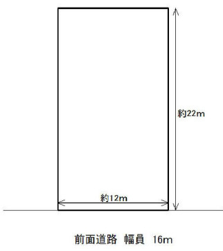 大津市今堅田１丁目の事業用地の間取り