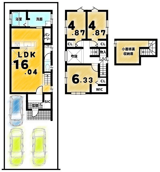 山田四ノ坪町の外観