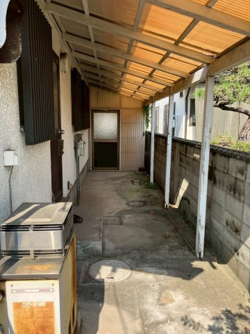 坂出市旭町　ミサワホーム施工平屋戸建　敷地面積約９４坪のその他|北側の物干しスペースです