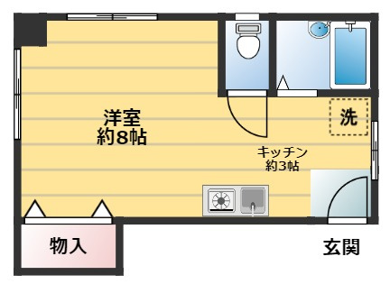 【間取り】 | 横川ハイツ