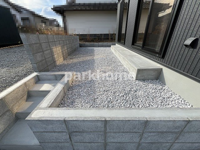 吾川郡いの町枝川　新築戸建ての庭