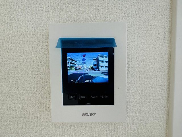 八王子市　台町　新築一戸建て　２４ー２期のセキュリティ|～TVモニター付インターホン　訪問者の確認に便利です～