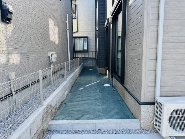 八王子市　台町　新築一戸建て　２４ー２期の庭|～プランター植えなども楽しめるスペース付き～