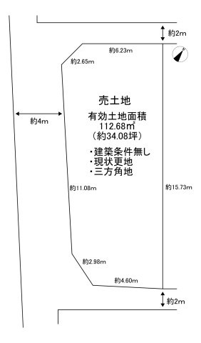 松之浜町２丁目　売土地の土地図