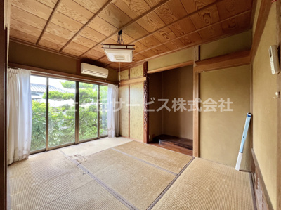 【和室】 | 磐田市海老島　平屋中古住宅 | 日本らしい落ち着いた雰囲気の6帖の和室です