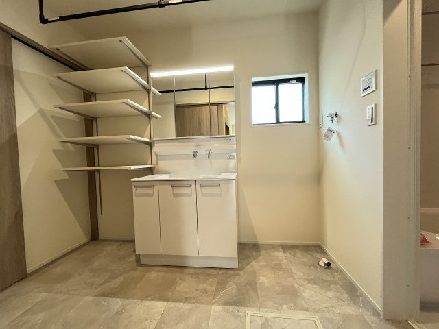 【洗面所】 | 福岡市早良区野芥6丁目BH　1号地（全1棟）【仲介手数料無料・0円】 | 現地写真。