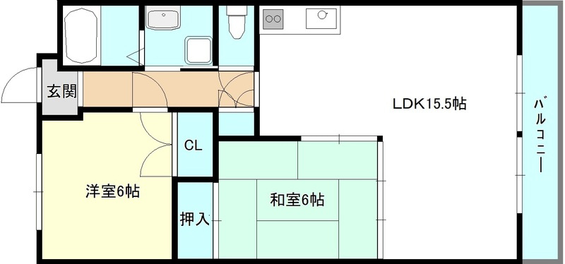 ヴィラプリマベーラの間取り
