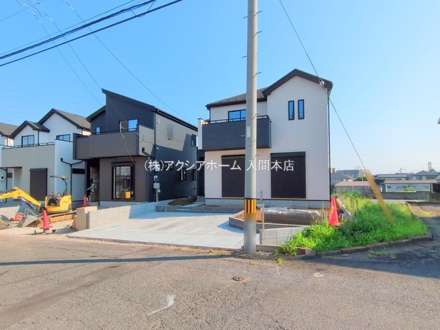 入間市扇台6丁目・全8棟　新築一戸建　8号棟　の前面道路含む現地写真|【8号棟】現地写真　2025年7月25日撮影