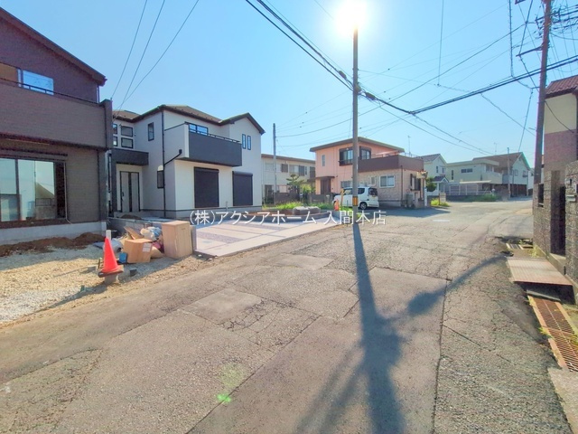 入間市扇台6丁目・全8棟　新築一戸建　8号棟　の前面道路含む現地写真|【8号棟】現地写真　2025年7月25日撮影