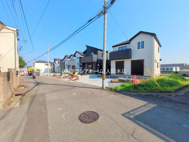 入間市扇台6丁目・全8棟　新築一戸建　8号棟　の前面道路含む現地写真|【8号棟】現地写真　2025年7月25日撮影