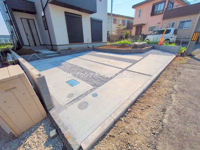入間市扇台6丁目・全8棟　新築一戸建　8号棟　の駐車場|【8号棟】現地写真　2025年7月25日撮影